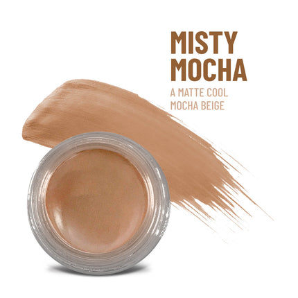 Mommy Makeup - Misty Mocha Any Wear Creme - A Waterproof Multi-tasking creme to powder product for eyes, cheeks & lips. Can be worn anywhere