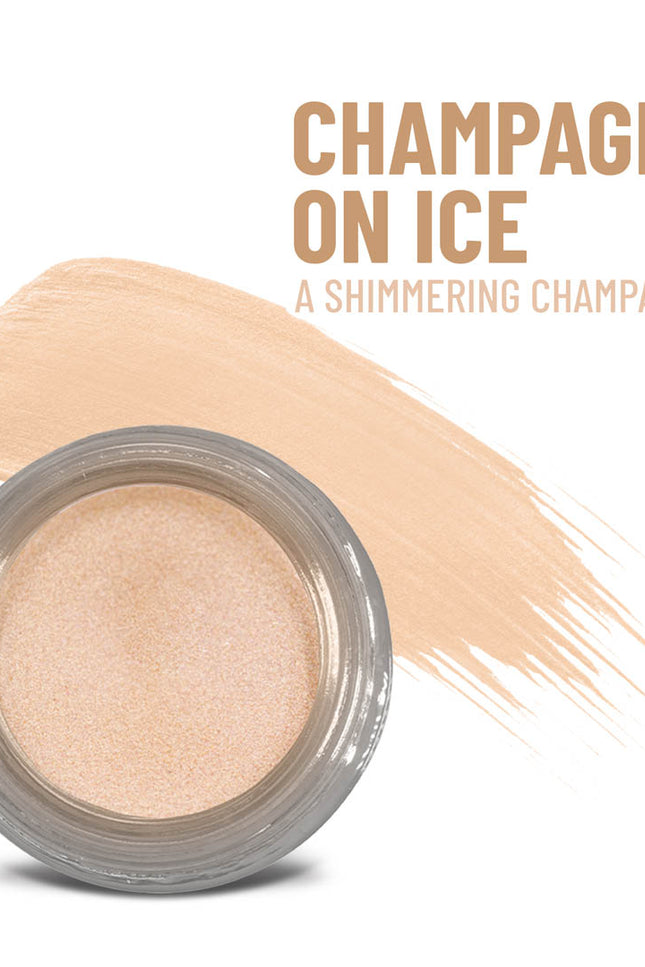 Mommy Makeup - Champagne on Ice Any Wear Creme - A Waterproof Multi-tasking creme to powder product for eyes, cheeks & lips. Can be worn anywhere