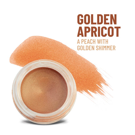 Mommy Makeup - Golden Apricot Any Wear Creme - A Waterproof Multi-tasking creme to powder product for eyes, cheeks & lips. Can be worn anywhere