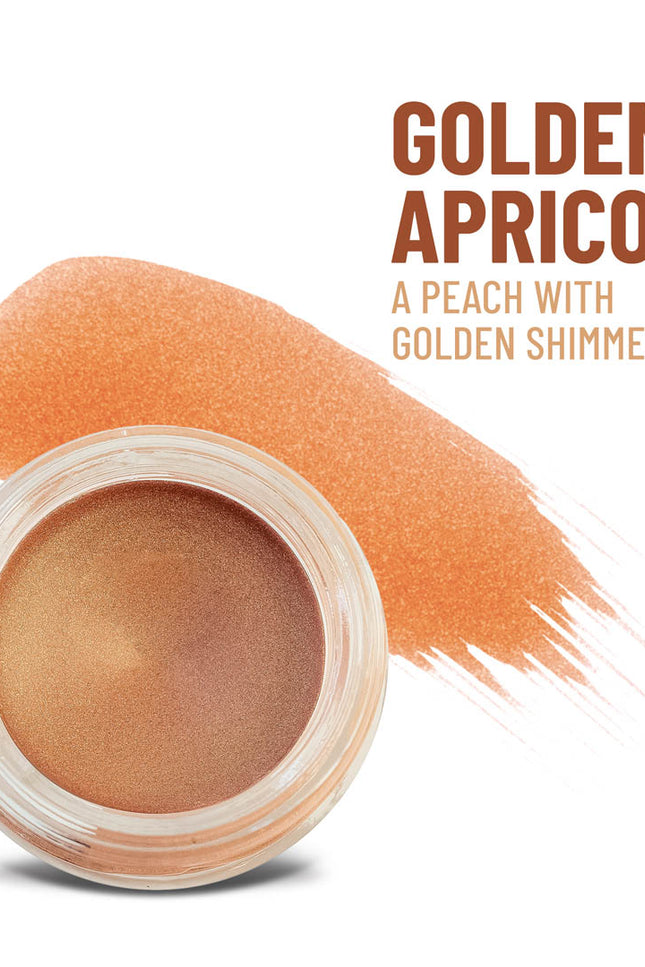 Mommy Makeup - Golden Apricot Any Wear Creme - A Waterproof Multi-tasking creme to powder product for eyes, cheeks & lips. Can be worn anywhere