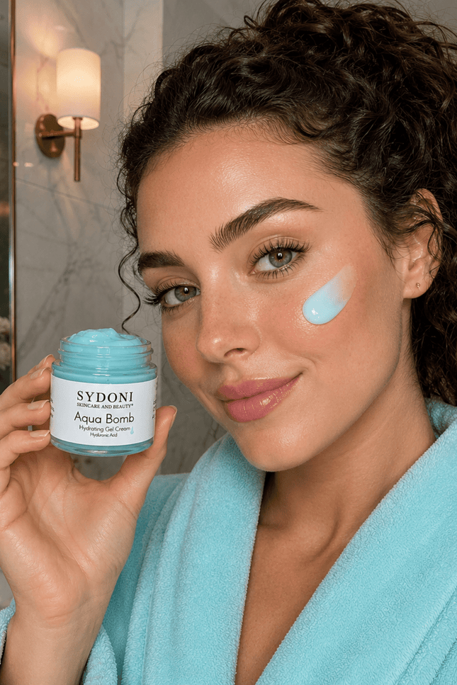 Sydoni - MOST LOVED! AQUA BOMB HYDRATING GEL CREAM with HYALURONIC ACID AND PEPTIDES 1.7 fl. oz.