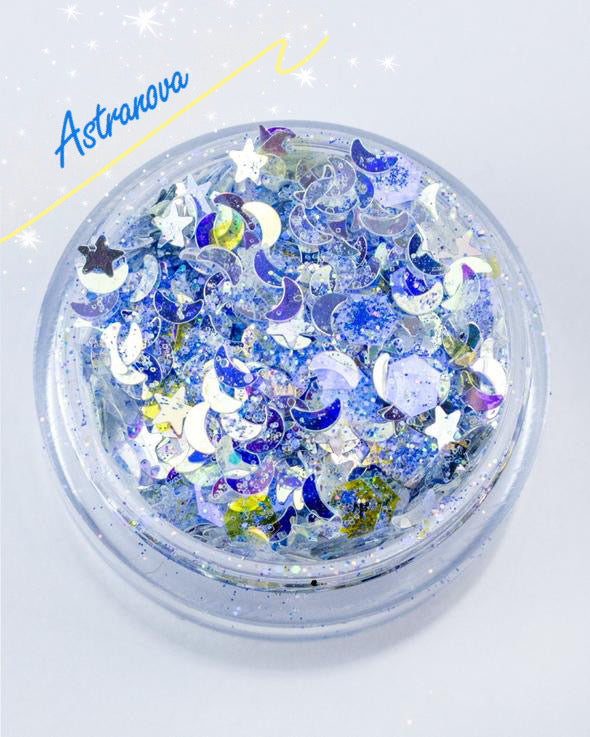 Inked Doll Cosmetics - ASTRANOVA Chunky Festival Glamdoll Glitter