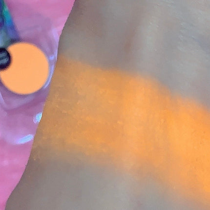 Inked Doll Cosmetics - *UV* ATOMIC MANGO! (Bright Mango) PRESSED EYESHADOW SINGLE