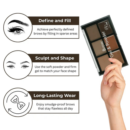 Prolux Cosmetics - Eyebrow Gel and Powder