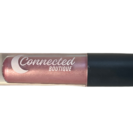 Connected Boutique - Rose- Metallic Pink Bold Longwear Liquid Lipstick – Transfer‑Proof Matte