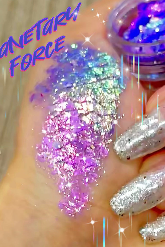 Inked Doll Cosmetics - PLANETARY FORCE “Galactal Goddess” Gel Flakes