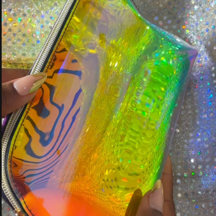 Dede's Signature - HOLOGRAPHIC FREAK MULTI USE BEAUTY PURSE