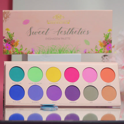 Dede's Signature - SWEET AESTHETICS ALL MATTE EYESHADOW PALETTE [NON MAGNETIC]