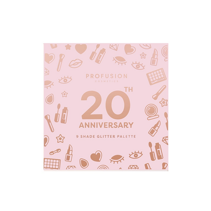 Profusion Cosmetics - 20th Anniversary Pressed Glitter Palette