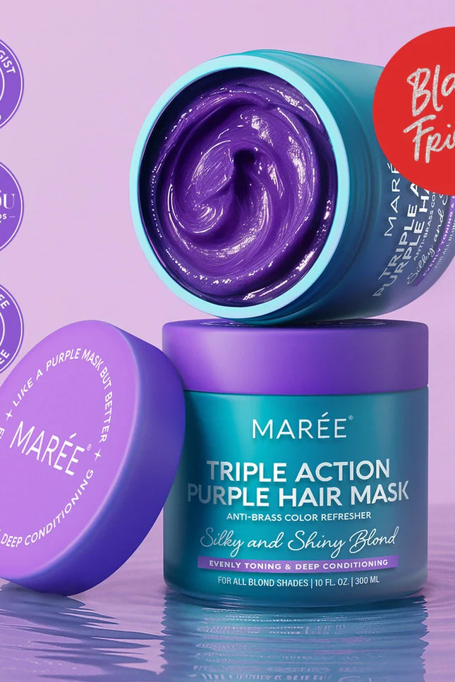 Maree - Purple Mask for Blonde Hair