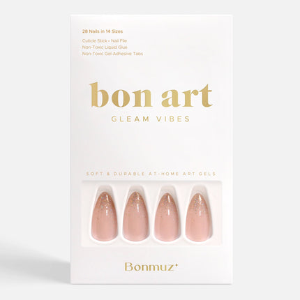Bonmuz - Golden Prosperity | Soft & Durable Press-On Nails