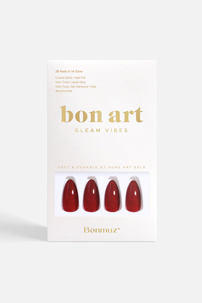 Bonmuz - Ruby Quartz | Soft & Durable Press-On Nails