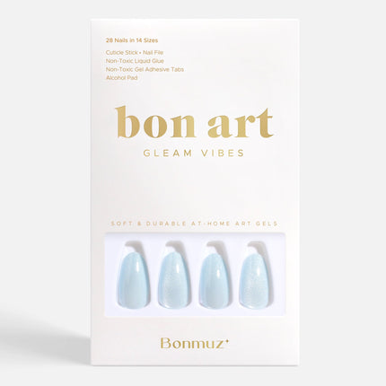 Bonmuz - Glacial Quartz | Soft & Durable Press-On Nails