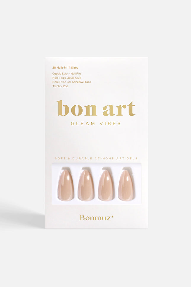 Bonmuz - Vanilla Sugar Pop | Soft & Durable Press-On Nails
