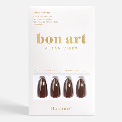 Bonmuz - Brown Sugar Pop | Soft & Durable Press-On Nails