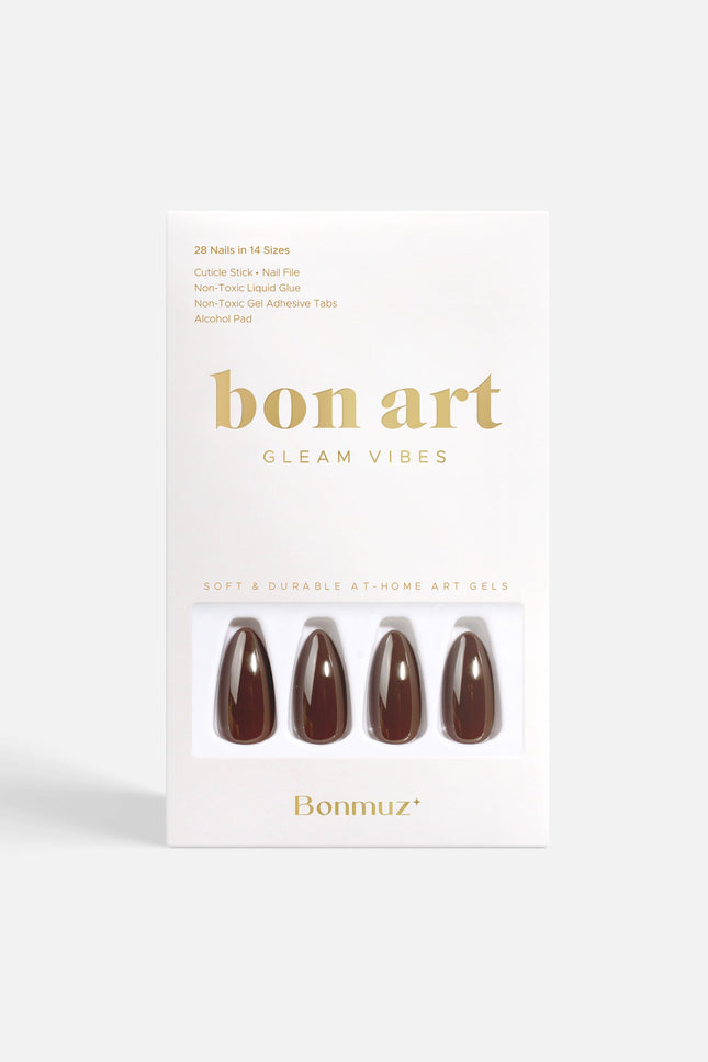 Bonmuz - Brown Sugar Pop | Soft & Durable Press-On Nails