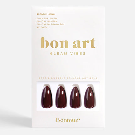 Bonmuz - Cherry Sugar Pop | Soft & Durable Press-On Nails