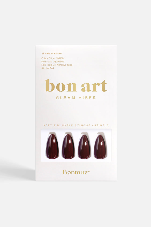 Bonmuz - Cherry Sugar Pop | Soft & Durable Press-On Nails