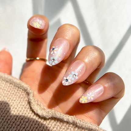 Bonmuz - Cloudy Halo | Soft & Durable Press-On Nails
