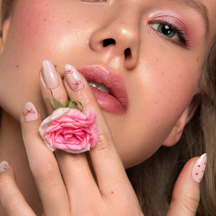 Bonmuz - Berry Bows | Soft & Durable Press-On Nails