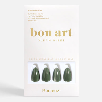 Bonmuz - Sage Quartz | Soft & Durable Press-On Nails
