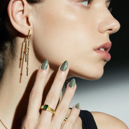 Bonmuz - Sage Quartz | Soft & Durable Press-On Nails