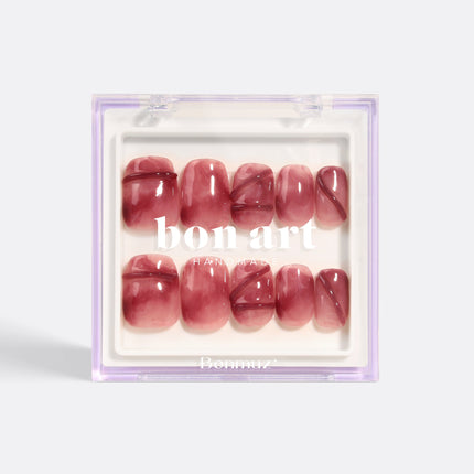 Bonmuz - Vintage Garnet | Pro Handmade Gel Nails