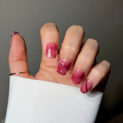 Bonmuz - Vintage Garnet | Pro Handmade Gel Nails
