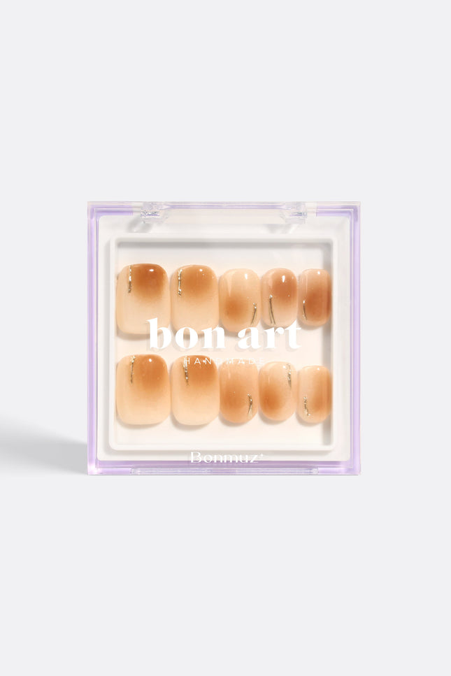 Bonmuz - Sandstone Solstice | Pro Handmade Gel Nails