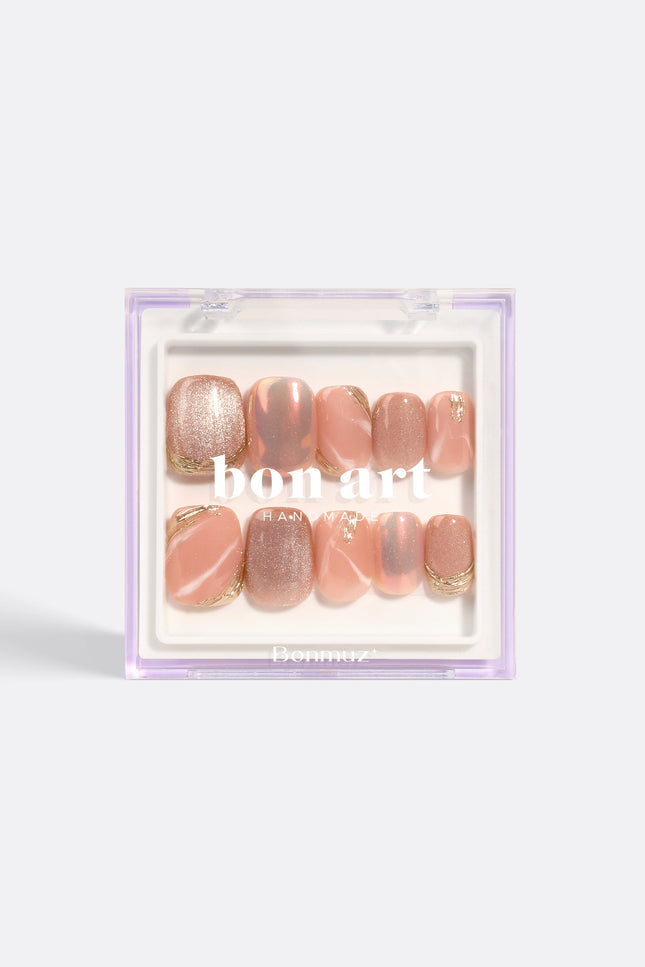 Bonmuz - Rose Gold Rush | Pro Handmade Gel Nails