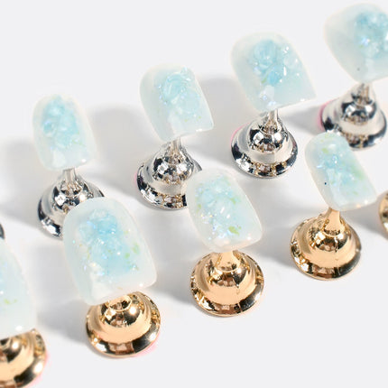 Bonmuz - Glacial Gleam | Pro Handmade Gel Nails