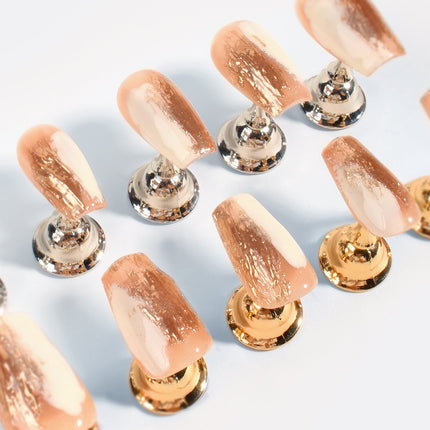Bonmuz - Gilded Crème | Pro Handmade Gel Nails