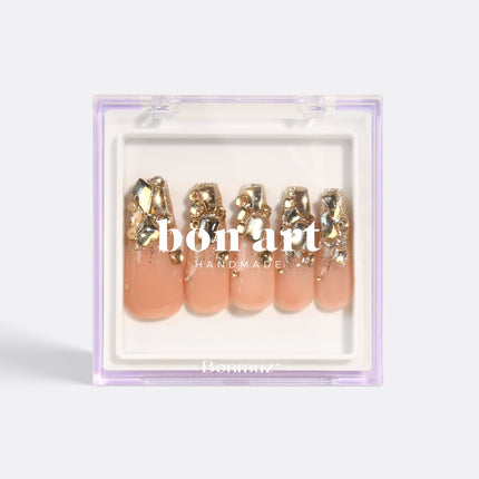 Bonmuz - Cleopatra's Gold | Pro Handmade Gel Nails