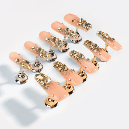Bonmuz - Cleopatra's Gold | Pro Handmade Gel Nails