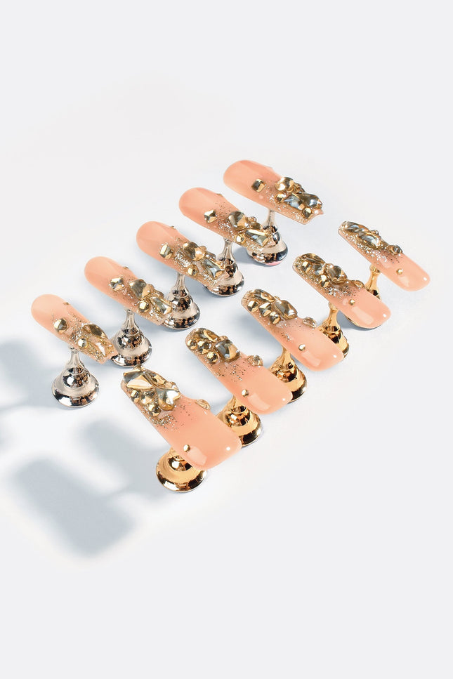 Bonmuz - Cleopatra's Gold | Pro Handmade Gel Nails
