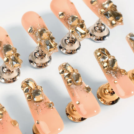 Bonmuz - Cleopatra's Gold | Pro Handmade Gel Nails