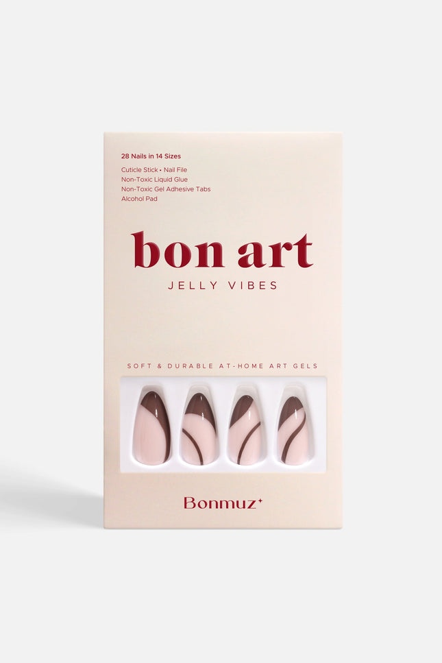 Bonmuz - Brewed Serenade | Soft & Durable Press-On Nails