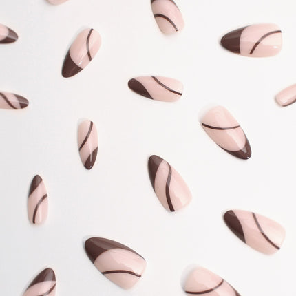 Bonmuz - Brewed Serenade | Soft & Durable Press-On Nails