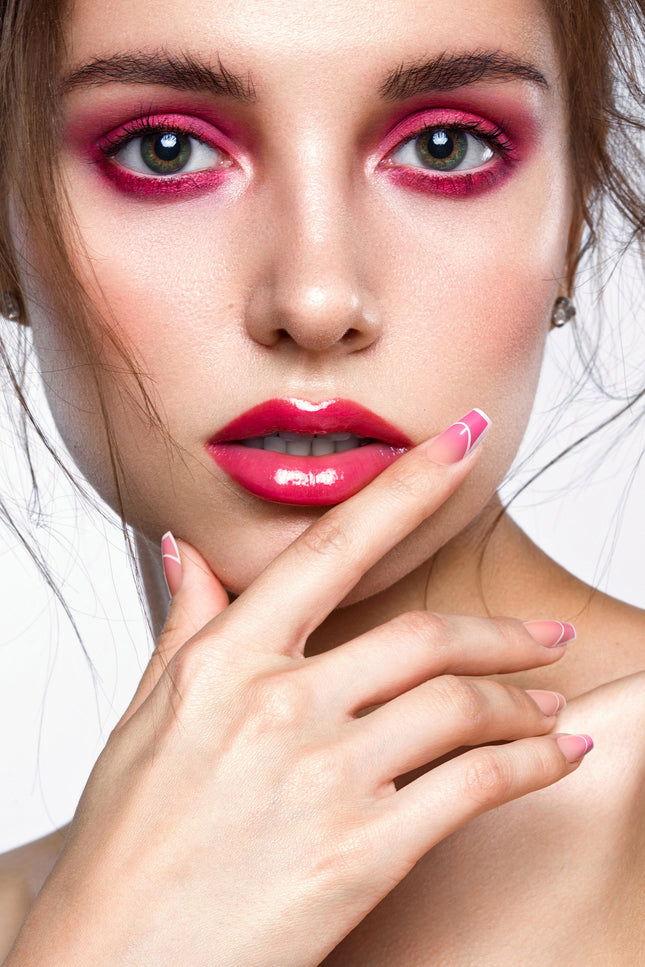 Bonmuz - Rose Rhapsody | Soft & Durable Press-On Nails