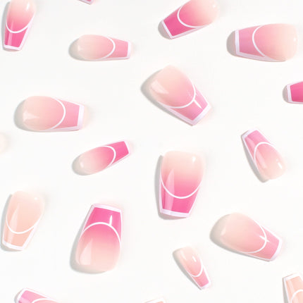 Bonmuz - Rose Rhapsody | Soft & Durable Press-On Nails