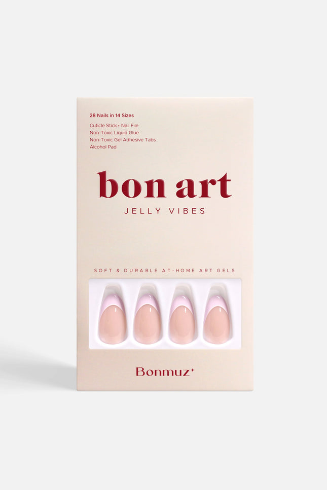 Bonmuz - Lavender Petal Grace | Soft & Durable Press-On Nails