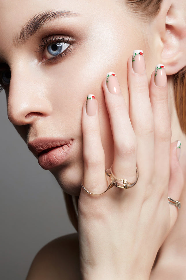 Bonmuz - Rose Coronet | Soft & Durable Press-On Nails
