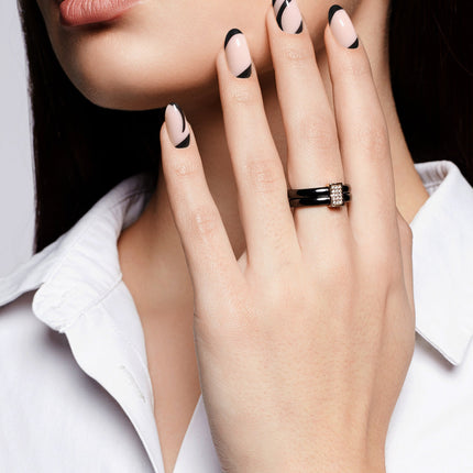 Bonmuz - Satin Black | Soft & Durable Press-On Nails