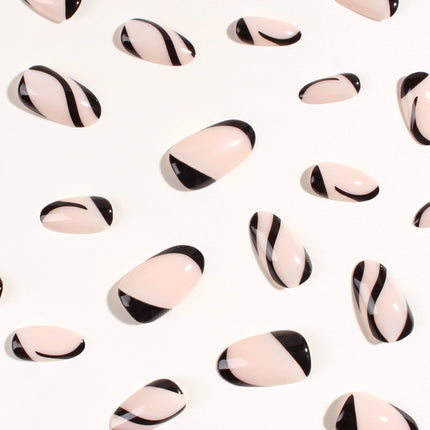 Bonmuz - Satin Black | Soft & Durable Press-On Nails