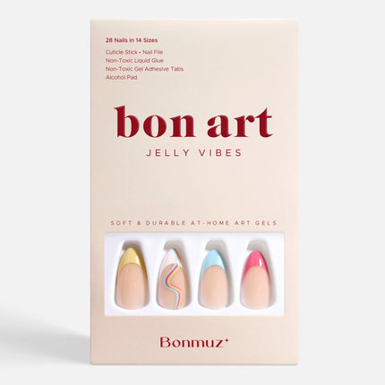 Bonmuz - Flamingo Dash | Soft & Durable Press-On Nails