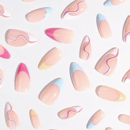 Bonmuz - Flamingo Dash | Soft & Durable Press-On Nails
