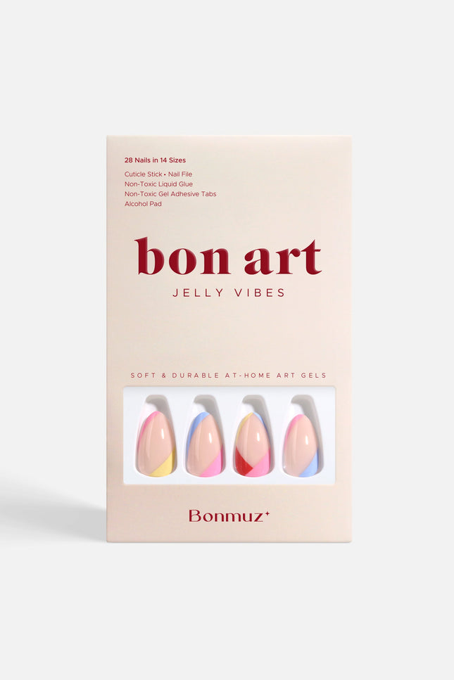 Bonmuz - Tropical Splash | Soft & Durable Press-On Nails
