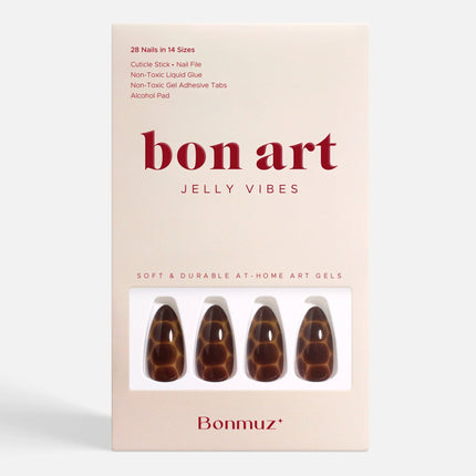 Bonmuz - Cocoa Nouveau | Soft & Durable Press-On Nails