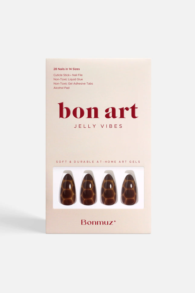 Bonmuz - Cocoa Nouveau | Soft & Durable Press-On Nails
