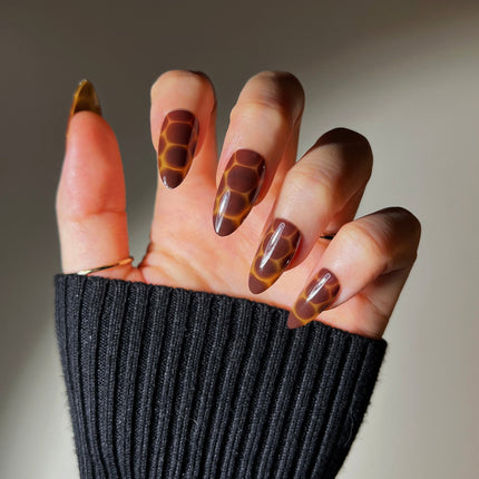 Bonmuz - Cocoa Nouveau | Soft & Durable Press-On Nails